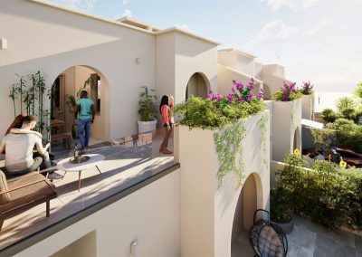 balconcino con pi vista sul posto auto