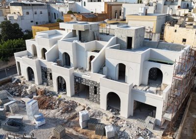 Vista frontale, Complesso Santorini a Tuglie