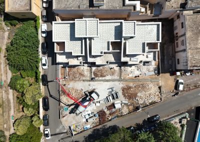 Prospettiva dall'alto del complesso Santorini, Tuglie