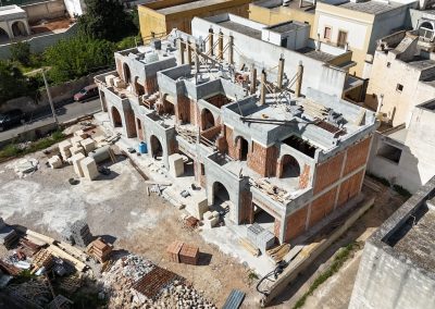 Complesso Santorini - Tuglie, prospettiva dall'alto delle nostre 3 villette